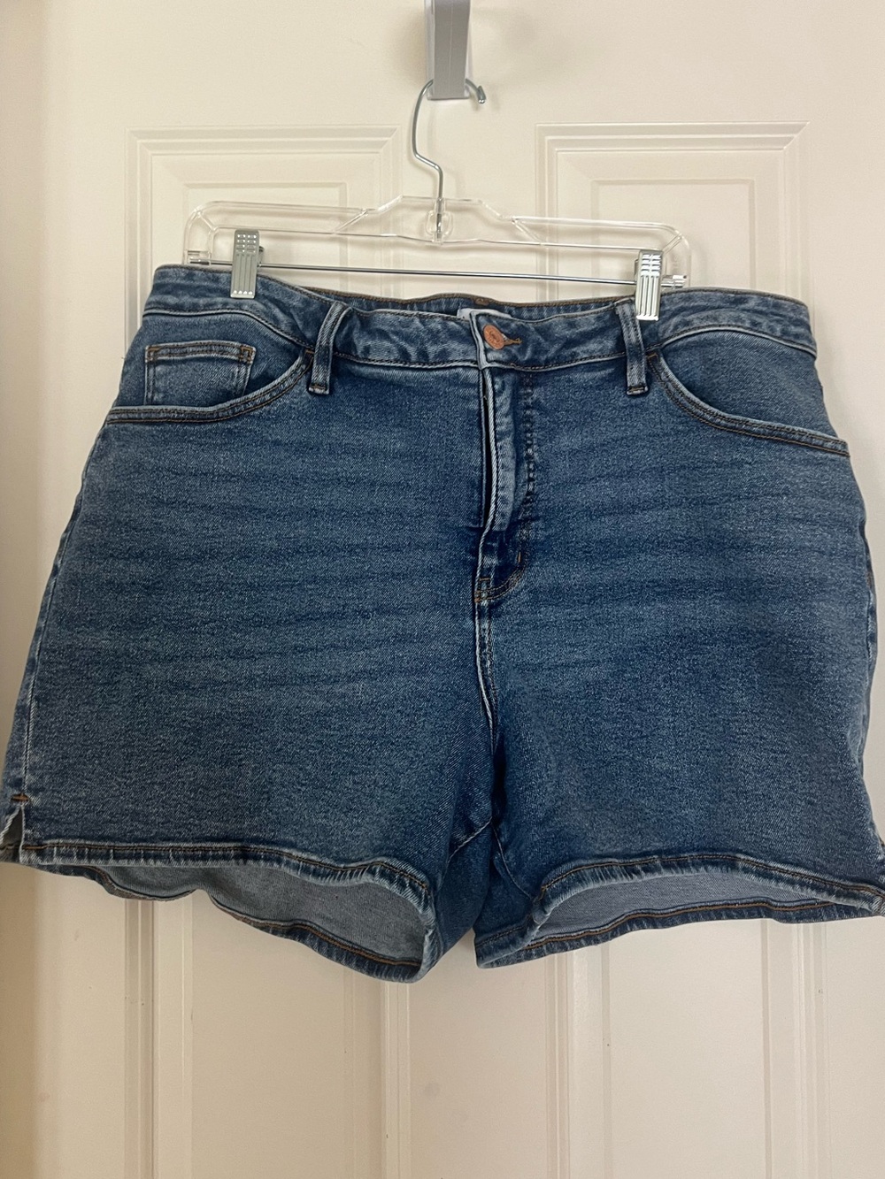 Ava & Viv Medium Blue Denim Jean Shorts
